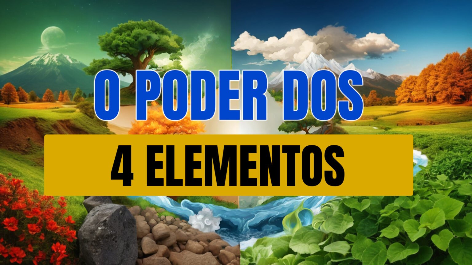 O poder dos 4 elementos da natureza - Vida de Luz Reiki